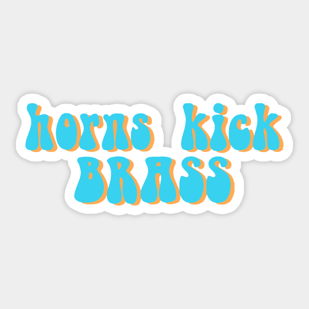 horns kick brass Sticker by stehic95